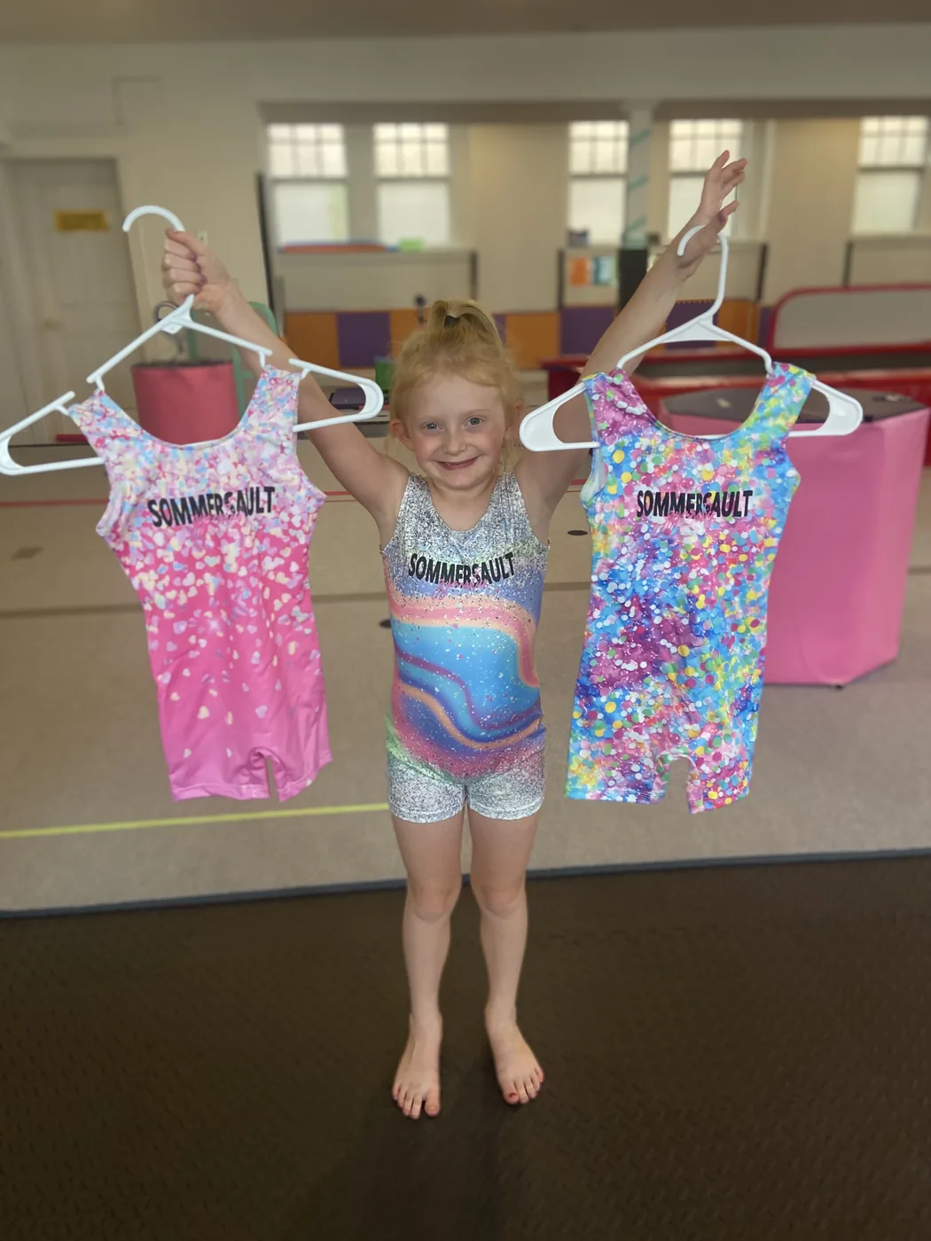 Sommersault Gymnastics kids in class